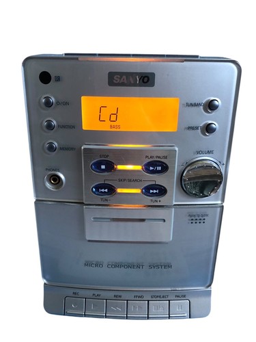 Sanyo DC-DA1100 Micro Component HiFi System CD Casette Radio Lautsprecher + Fernbedienung - Bild 2 von 22