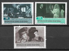 Guinea Equatoriale 1992 Edifil #153/55 Cinema MNH VF