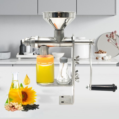 CGOLDENWALL 1000W Ölpresse Edelstahl - Automatisch Für Nüsse & Samen 220V