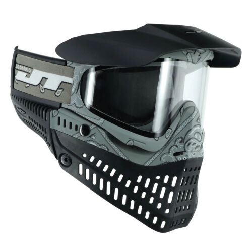 New JT ProFlex Pro-Flex LE Thermal Paintball Goggles Mask - Bandana Grey Gray - Picture 1 of 5