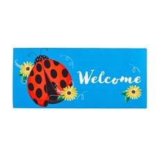 Ladybug Welcome Sassafras Switch Mat 22 x 10