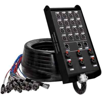 16 Channel 50' Snake Cable Compatible with PreSonus 16.4.2 Digital Mixer