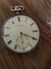 Antico orologio da tasca ZENITH GRAND PRIX PARIS 1900 argento