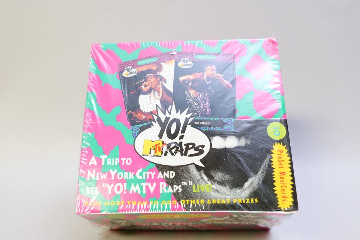YO! MTV RAPS カード 51枚&スクラッチカード5枚 1991 YO MTV RAPS Season 1 SEALED BOX 36 packs | eBay