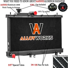 2 Row Aluminum Radiator for 2014-2018 Subaru Forester 2.5L 13425,45111SG000