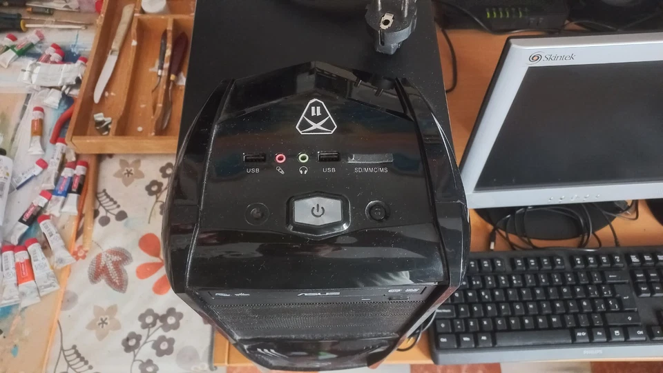 pc desktop amd a6 6400k hd 500 gb ram 4 gb + monitor 15 p. + tastiera + mouse - Imagen 3 de 4