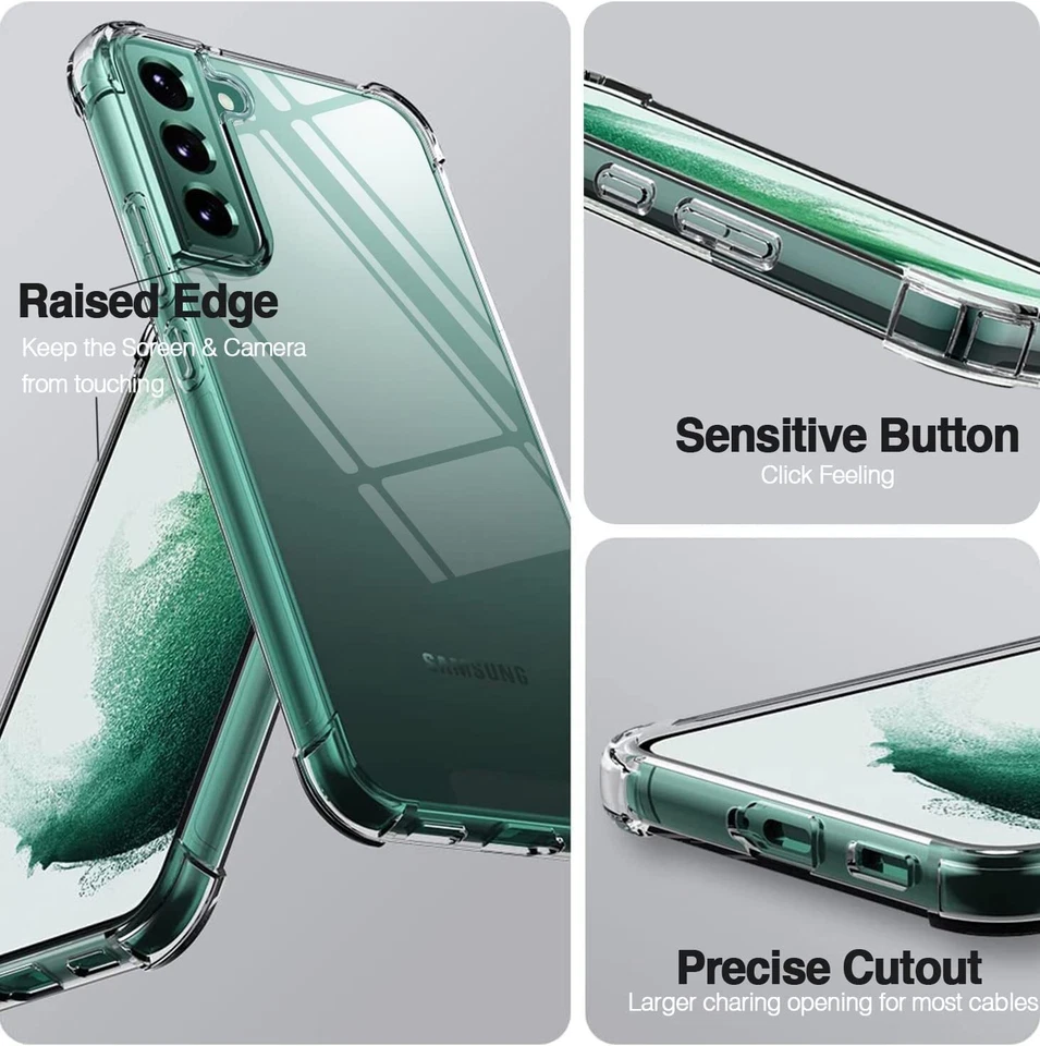 Funda protectora a prueba de golpes para Samsung Galaxy Note S25 S24 S23 S22 S21 S10 S9 A50 A13 Foto 2 de 4