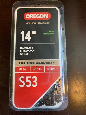 CHAIN for chainsaw 14'' Oregon S53 Low Kickback 53 drive links 3/8'' pitch .05'' ga