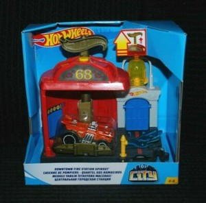 hot wheels fire station spinout