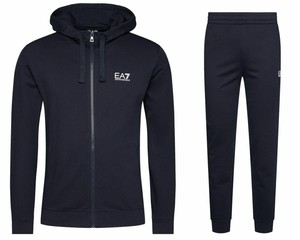 emporio armani lightweight lounge tracksuit grey