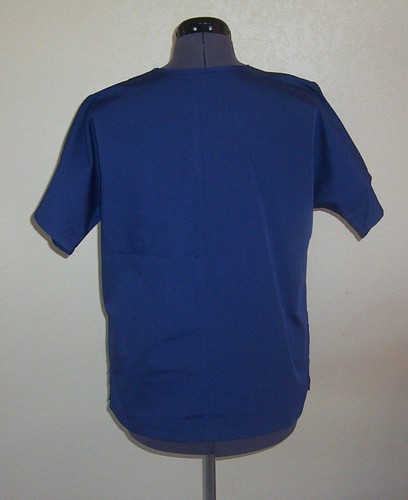 Ropa de trabajo para mujer Cherokee azul marino mangas cortas suéter uniforme pequeño - Imagen 2 de 2