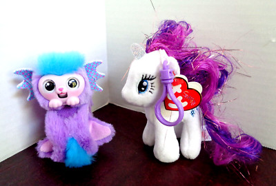 Lot 2 Plush Little Live Wrapples Slap Bracelet & Ty Beanie Babies Sparkle Rarity