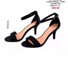 Women  s open toe single band filter ankle strap chunk,Suede Size 9.