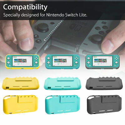 F??r nintendo switch lite rutschfeste haut case abdeckung + displayschutzfolie