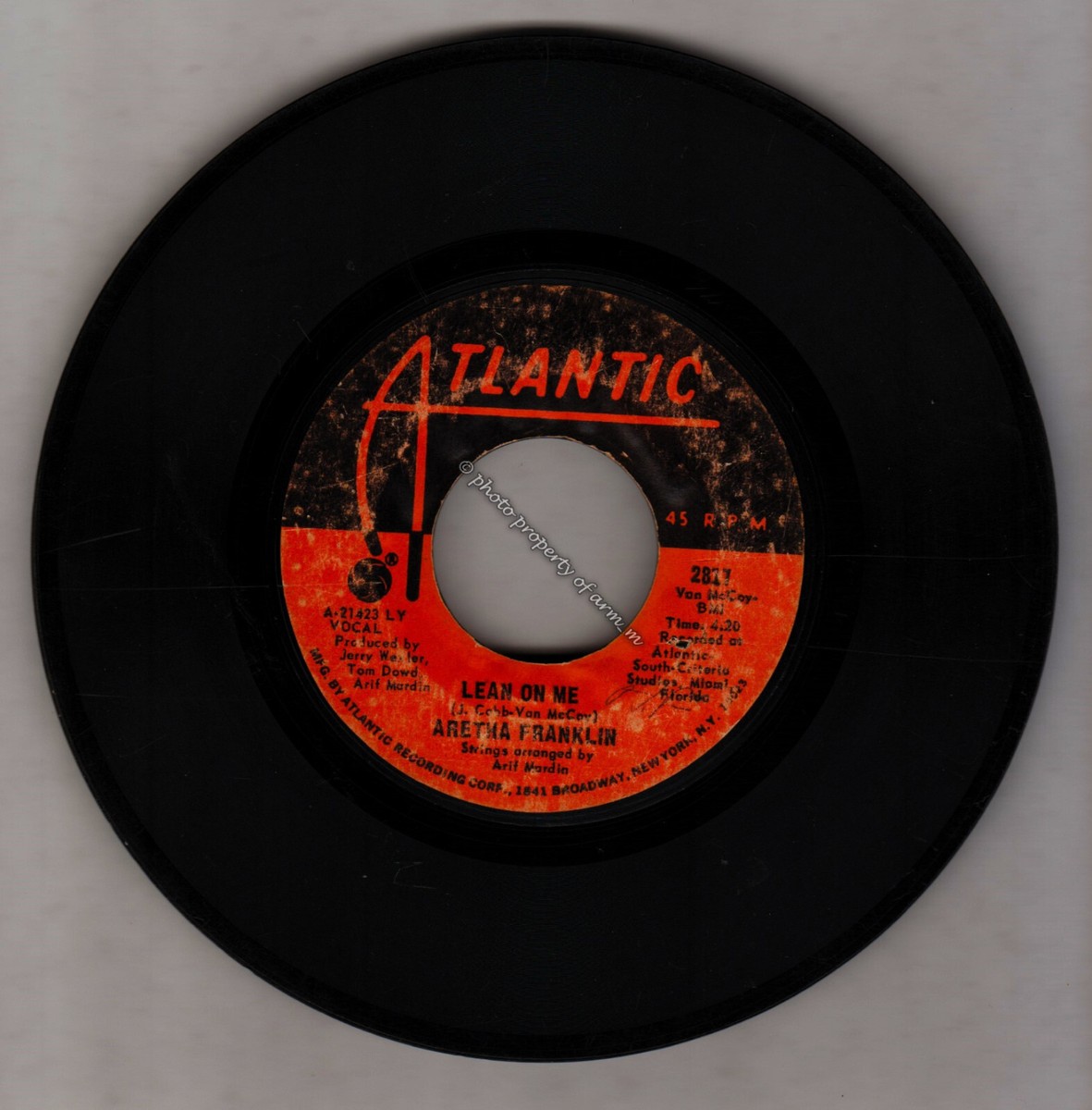 その他 Classic Artists [DVD] Aretha Franklin: Spanish Harlem/Lean On Me (1971 45RPM #A-21311 LY