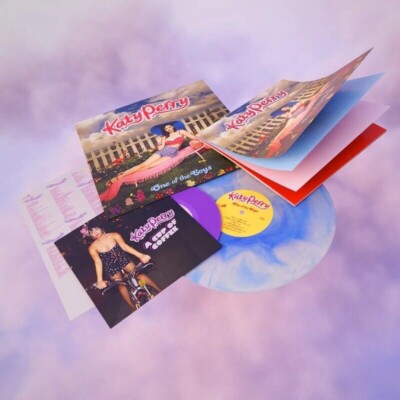 Katy Perry One of the Boys Limited Cloudy Blue Sky Colour Vinyl LP + Violet 7''