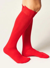 4 Pairs Carima Stretch 20 Den Sheer Red Ankle Boots One Size