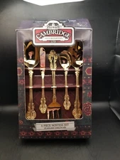 Cambridge Silversmiths gold Royal Fashion silverware serving set