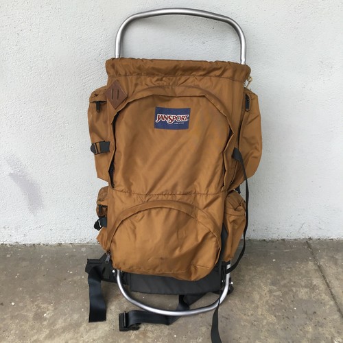 Jansport Brown Hiking Backpack External 