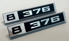 Emblem Custom Billet Front Fender '376' Chevy Chevrolet GMC Truck 1967-1972 C 10