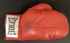 Mike Tyson Signed Boxing Glove Everlast Punch Out Kid Dynamite Autograph HOF JSA
