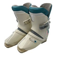 Vintage Retro Salomon SX 61 Skischuhe 315 - mit Retro Nordica Tragetasche K12