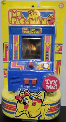 Ms Pac-Man Retro - 2018 Handheld Game - Classic Arcade Gameplay