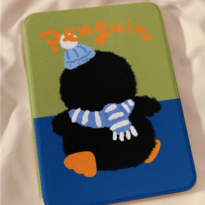 Cartoon Penguin Patern Case for IPad 5 6 7 8 9 10th Generation Air 3 4 Mini Pro - Image 3 of 4