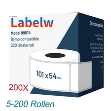 Etichette Label Compatibili per Dymo 99012 99014 11354 Labelwriter 450 400 Turbo