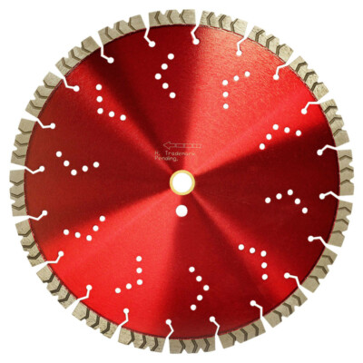 14'' Supreme Arrow Turbo Segmented Diamond Blade Concrete Cutoff Saw 15mm