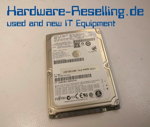 HP 2,5" SATA 160GB 5400rpm HDD MJA2160BH 483185-001 CA07083-B52200C1 514074-001
