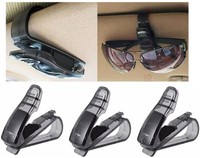 3-pack Universal Car Auto Sun Visor Sunglass Eyeglass Ticket Holder Clip Buckle 3-pack Universal Car Auto Sun Visor Sunglass Eyeglass Ticket Holder Clip Buckle