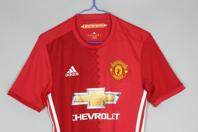 MANCHESTER UNITED 2016/2017 HOME FOOTBALL JERSEY SHIRT ADIDAS RED