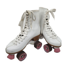 Chicago Ladies Women  s Rink Roller Skates Size 8 White Pink