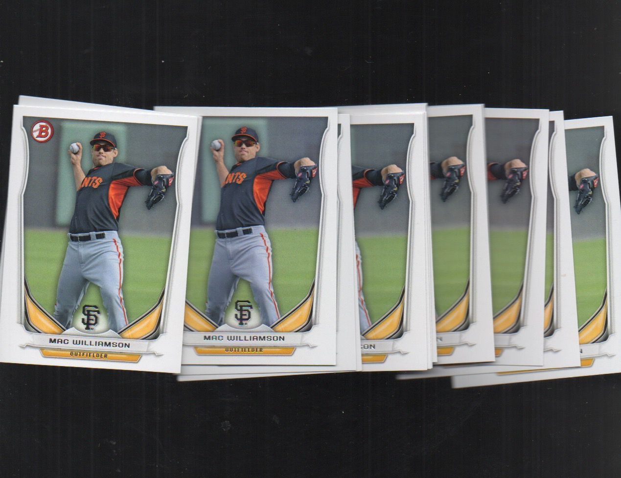 (51) COUNT LOT MAC WILLIAMSON 2014 BOWMAN DRAFT TOP PROSPECTS #TP-82