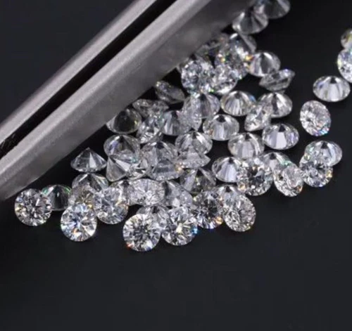 Loose CVD Lot Lab-Grown Diamond 2.60 mm Round D to F- IF Certified Diamond