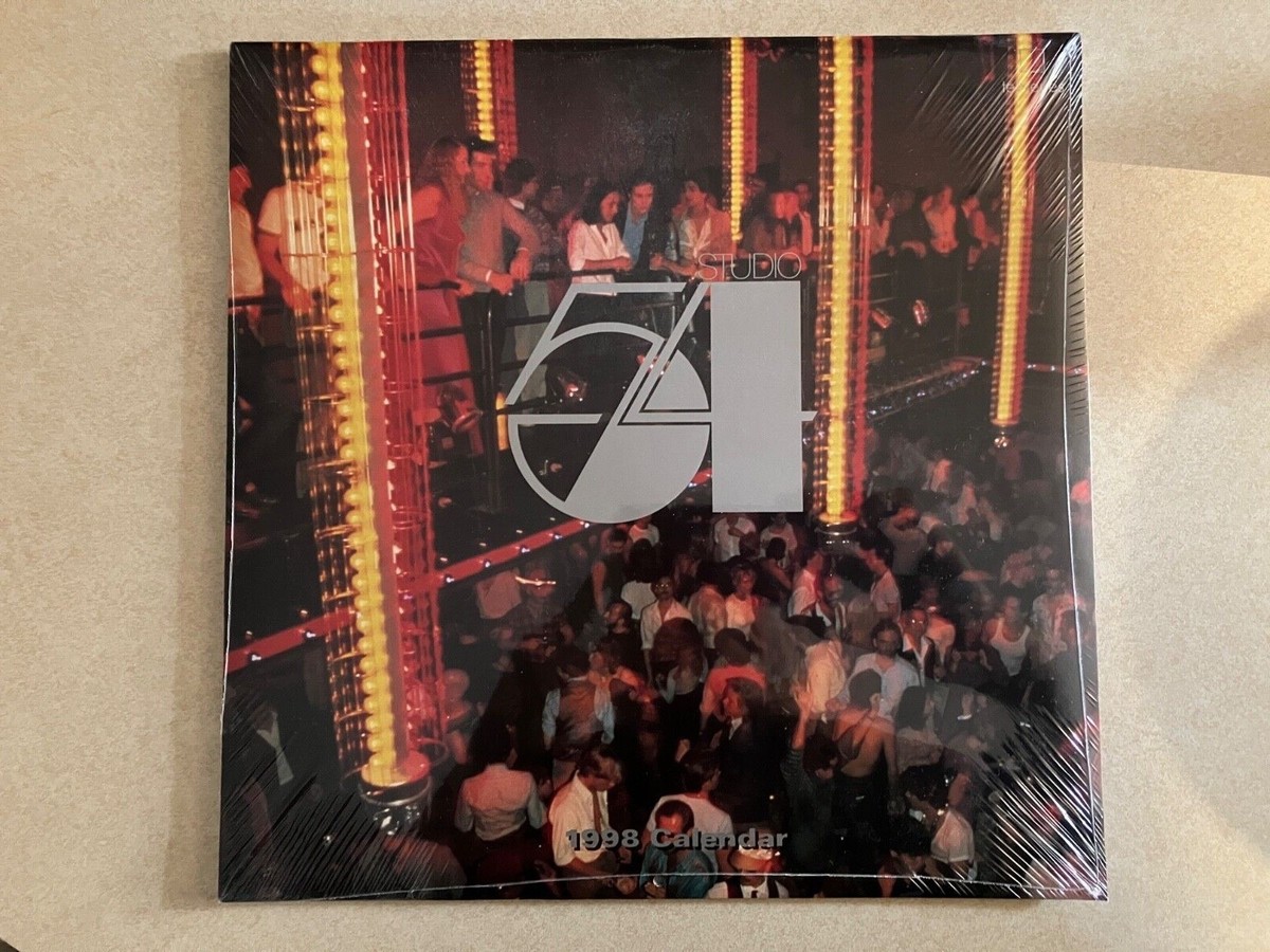 1998 Studio 54 Calendar. Brand new. Shrink wrapped. Never