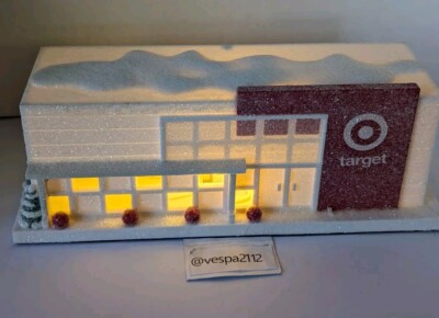 Target Store Bullseye Playground Christmas Village Light Up Mini  2024
