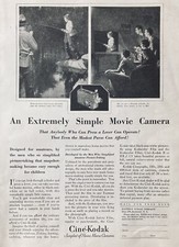 1930 AD XG11 EASTMAN KODAK CO. ROCHESTER, NY. CINE-KODAK MOVIE CAMERA