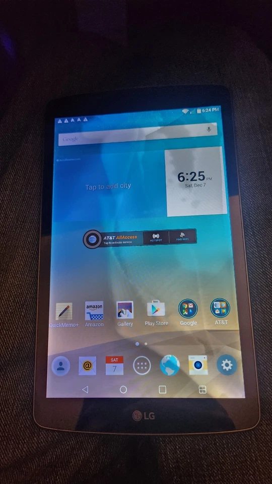 LG G Pad F 8.0 Android ATT Tablet AS IS PLEASE READ  - Image 3 of 4