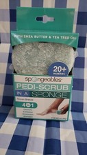 Spongeables PEDI-SCRUB in a SPONGE ocean breeze. 2 oz