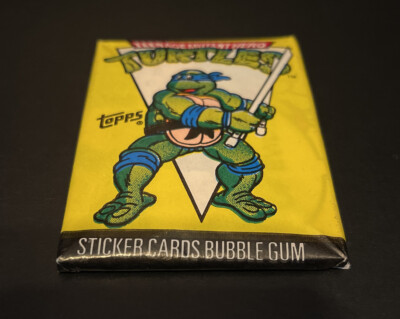 Teenage Mutant Ninja Turtles Cartoon 1990 Topps Sticker Cards