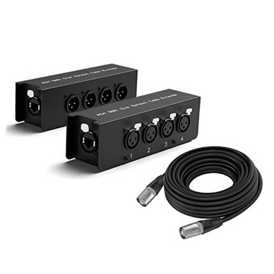 4 CH Sub Snake Box over Ethercon Cable Multi Extender for Stage Lighting and 