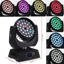36 x 10W RGBW LED Zoom Moving Head 360W Wash Stage Light DMX 16CH Party Show