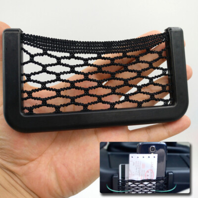 Universal Ablagenetz Für Auto 14,5x7,5 Cm | Handyhalter & Stauraum Für PKW, LKW, Boot