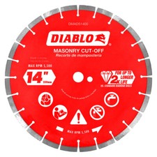 NEW FREUD DIABLO DMADS1400 MASONRY DIAMOND SEGMENTED 14" SAW BLADE CUT OFF