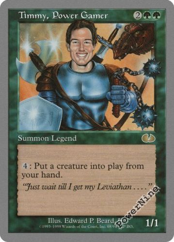 2XTimmy, Power Gamer - Green Unglued Mtg Magic - Picture 1 of 1
