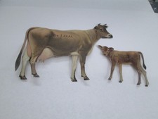 Antique De Laval Cream Separator Tin Jersey Cow & Calf Advertising Set #4