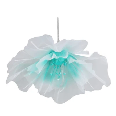 Premium Quality Chiffon Tulle Flower Handmade Bright Colors Organza - Image 1 of 4