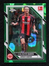 2025 Topps Chrome Bundesliga Green Lava Refractor 92/99 Jean-Matteo Bahoya m9z